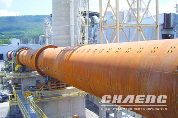 Chaeng φ4.8 × 74m cement rotary kiln four structural characteristics with good performance