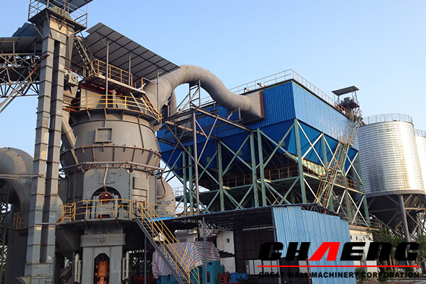 Another energy-saving and environmental protection slag grinding line was constructed by chaeng