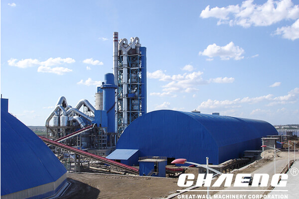Chaeng new dry process cement prodution line(cement making process)