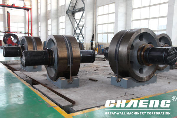 Rotary kiln support roller