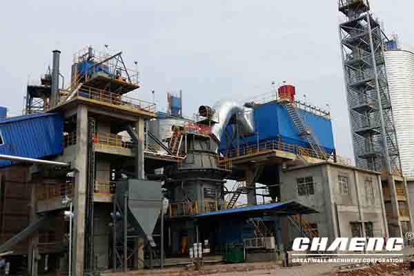 Chaeng vertical roller mill used in cement industry and steel mill