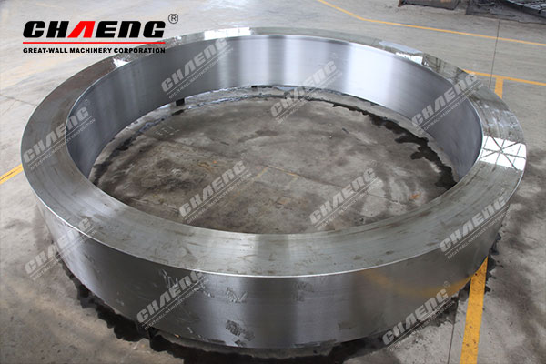 Process introduction of CHAENG cast steel tyre for rotary kiln