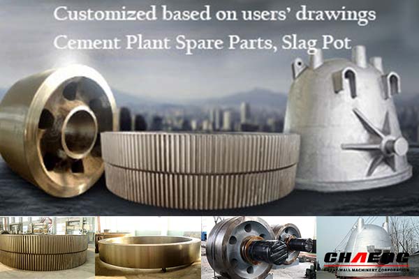 Chaeng steel chaeng  Slag Pot/Girth Gear/Rotary Kiln Tyre and Support Roller