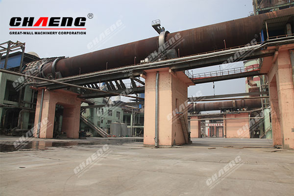 CHAENG support roller application in cement rotary kiln