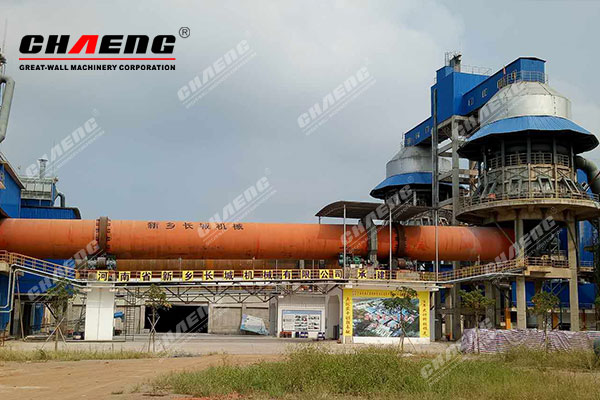 CHAENG support roller application in lime rotary kiln