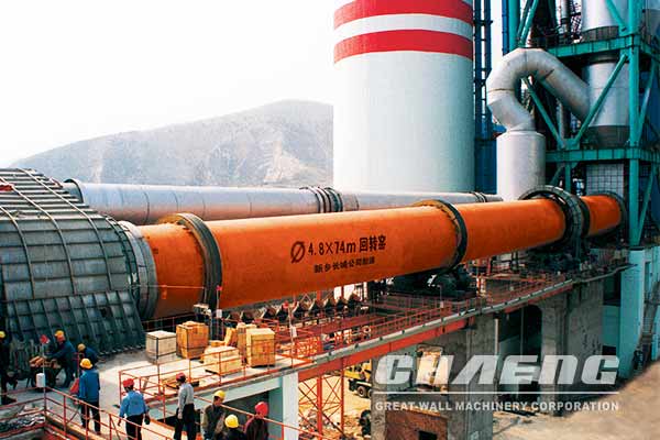 The influence of feeding Volume on cement rotary kiln