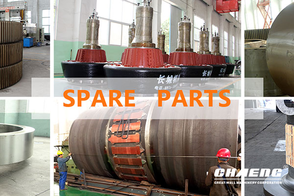 Spare parts for cement plant